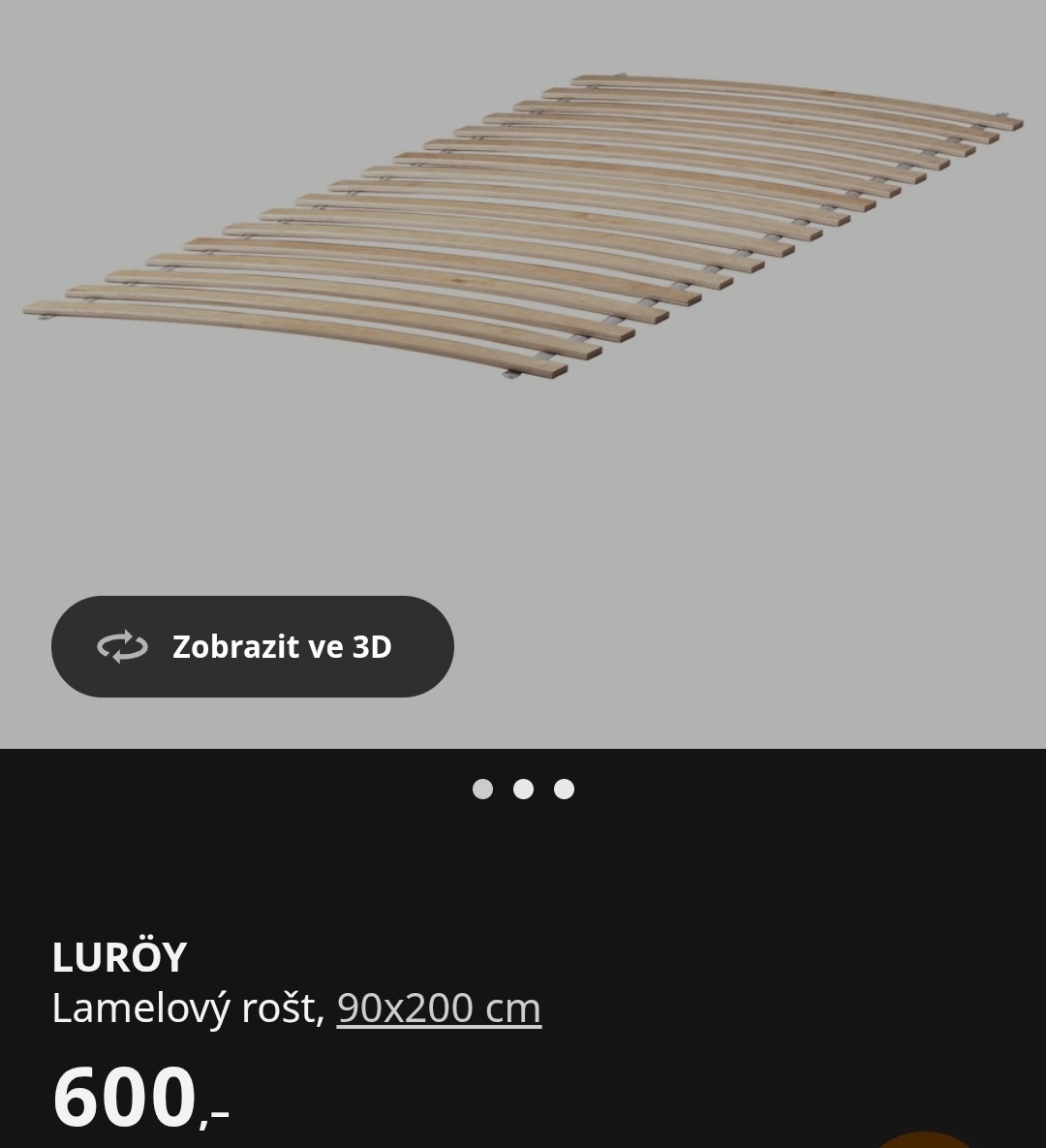 2ks ikea postel vč. roštu - 3