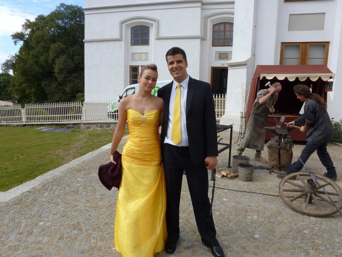 Společenské šaty velikost 32-36 ples,taneční,svatbu - 3