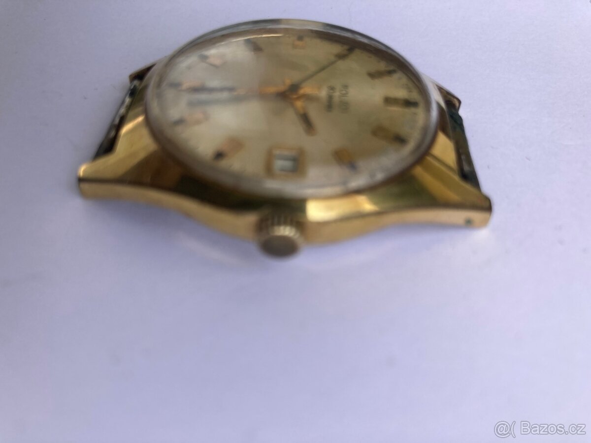 Prodám zlacené hodinky Poljot 30jewels a 2ks Poběda - 3