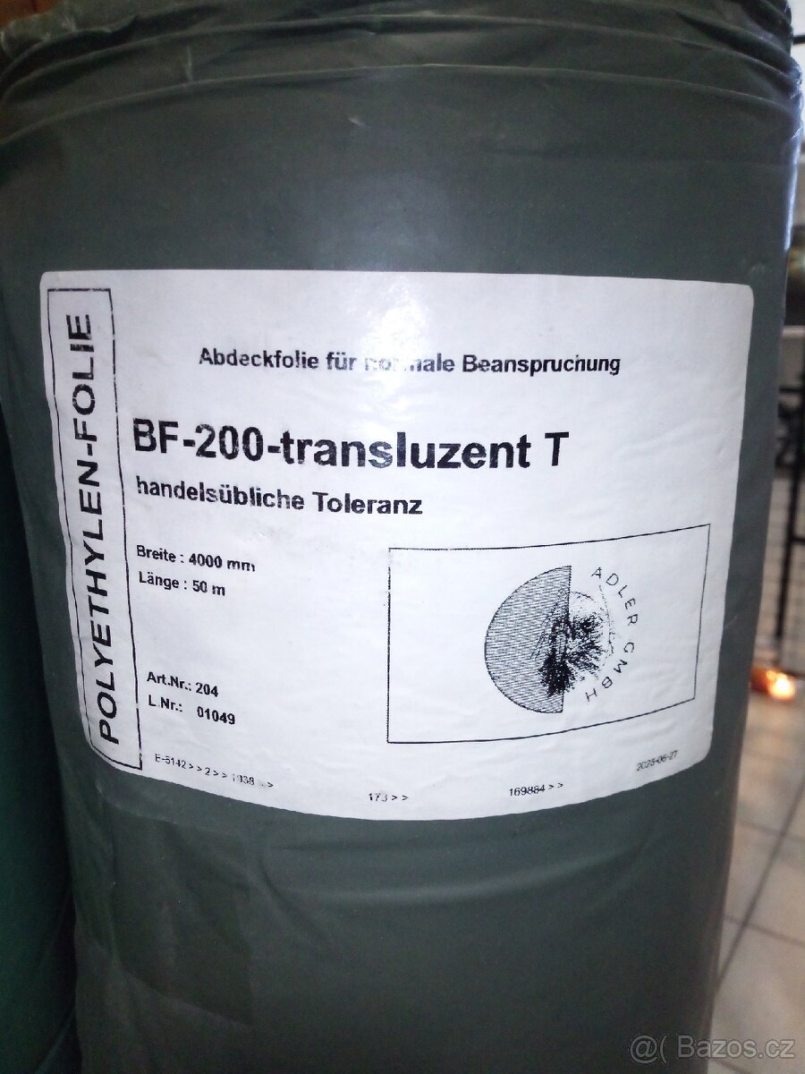 Stavební fólie 4x50m - 3