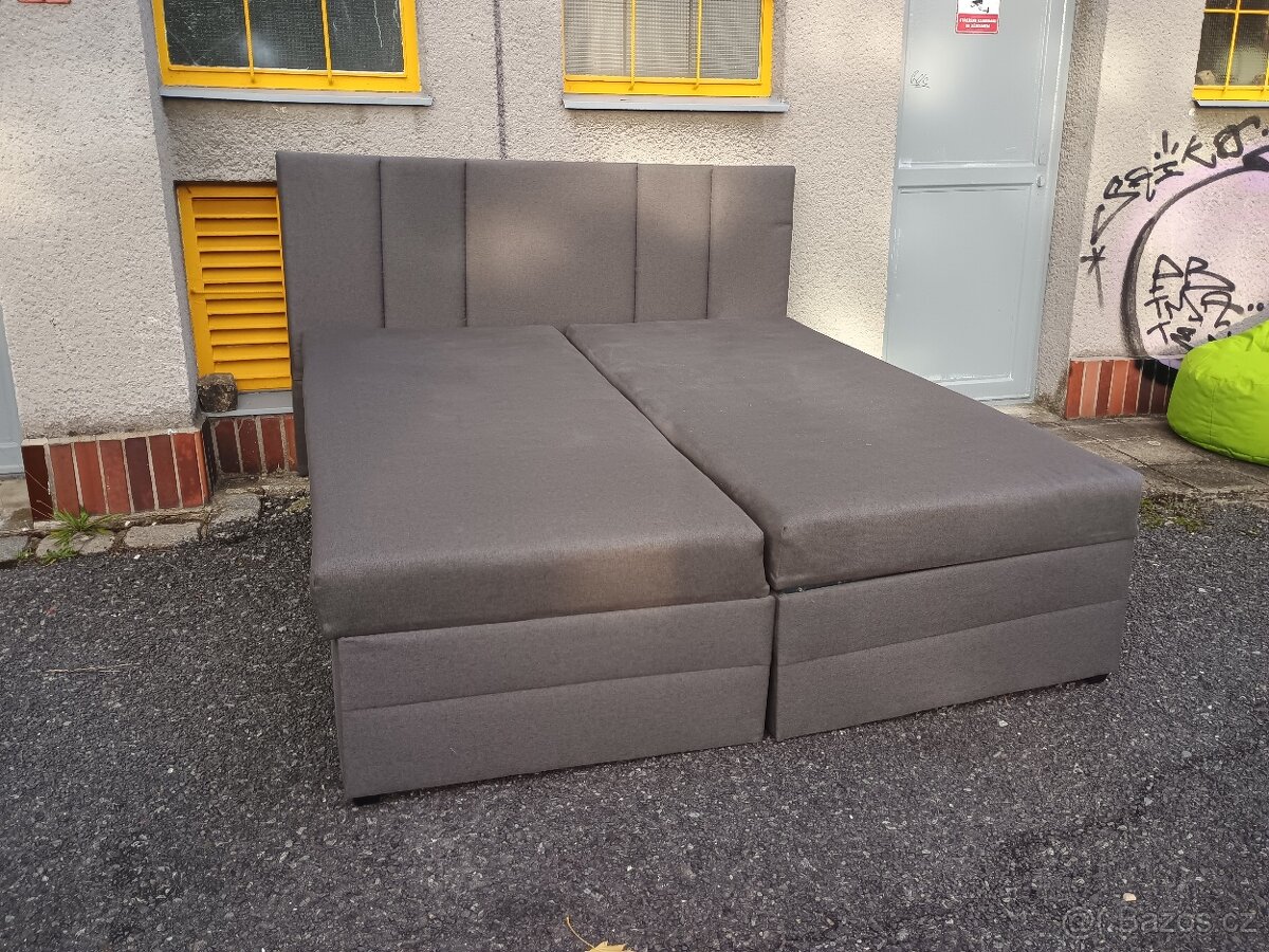 Manželská postel 200x180 s úložným prostorem - 3