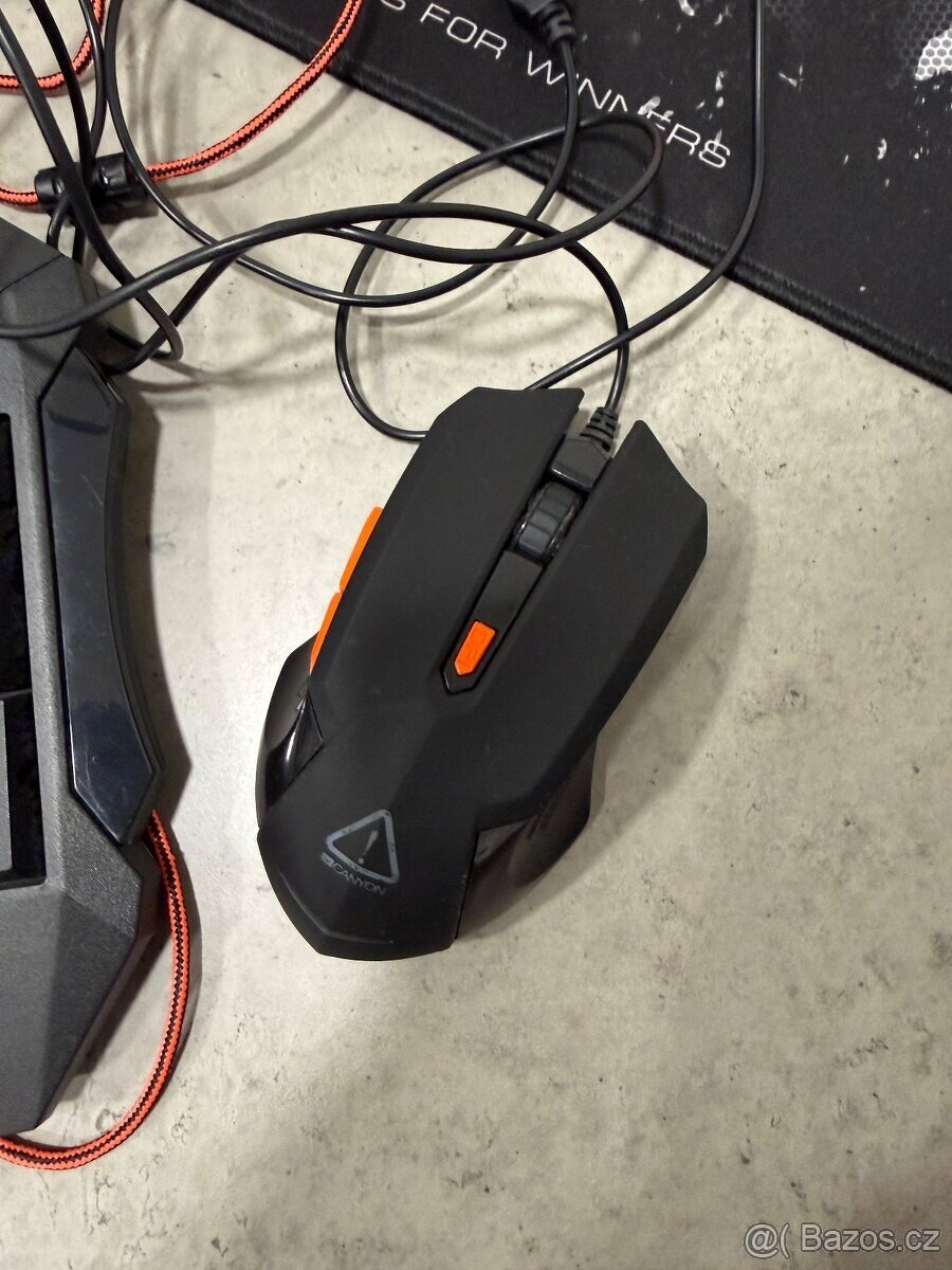 Herní set klávesnice, myš, podložka - 3