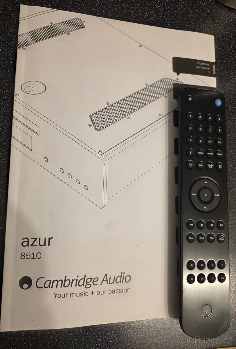 Cambridge 851C CD přehrávač/DAC/ digital pre amp - 3