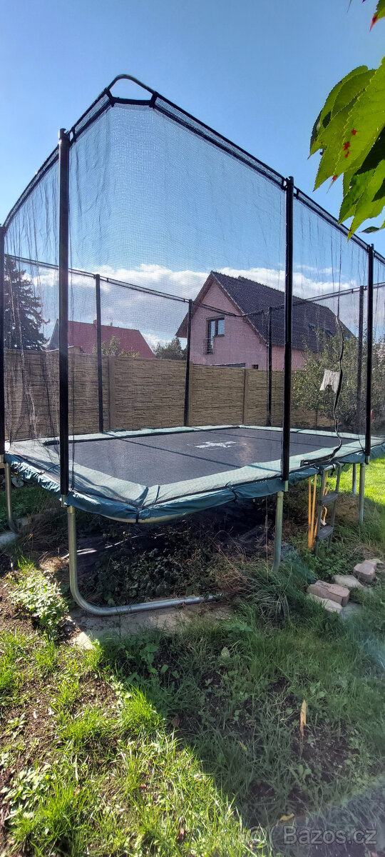 Trampolína Decathlon Rectangular 520 + bohaté příslušenství - 3