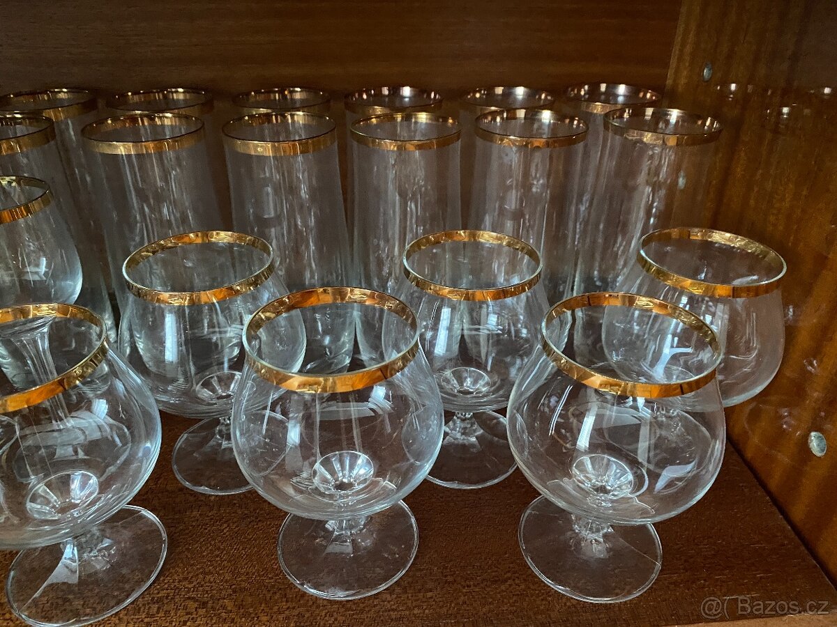 Sady starých skleniček - různé druhy - 3