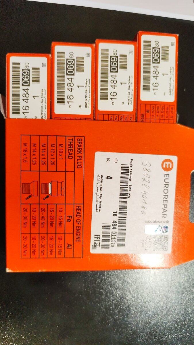 Sada zapalovacích svíček 5960L0 Citroen Peugeot - 3