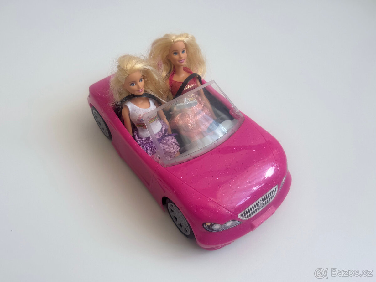Mattel Barbie Mattel FPR57 kabriolet + 2 x Barbie - 3