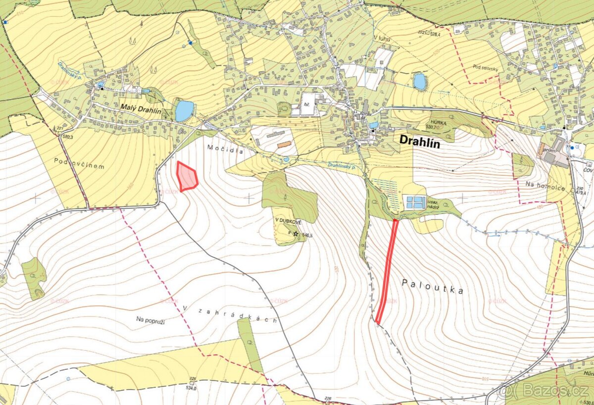 Zemědělská půda, prodej, Drahlín, Příbram - 3