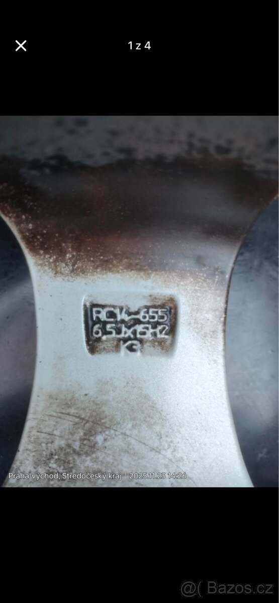 Prodám disky ford 4x108 r15 - 3