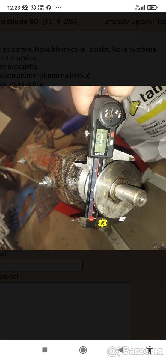 Hřídel na pilu po go - 3
