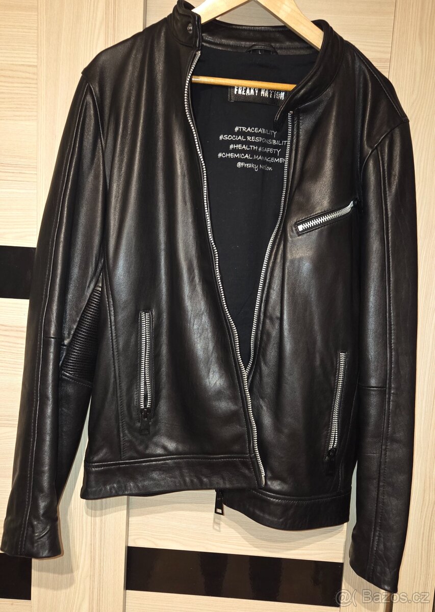 Pánská kožená bunda - 3
