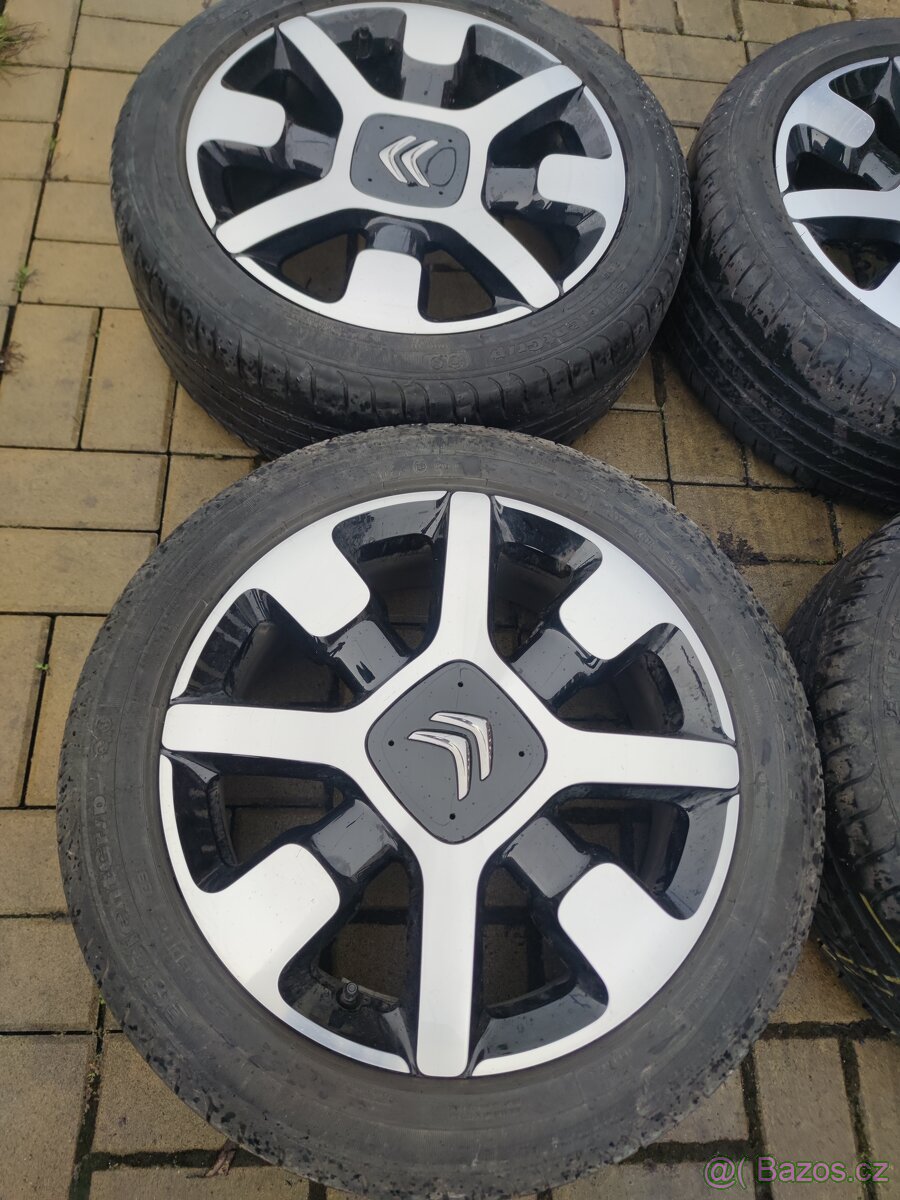Alu kola 4x108 R17 205/50 letní - 3