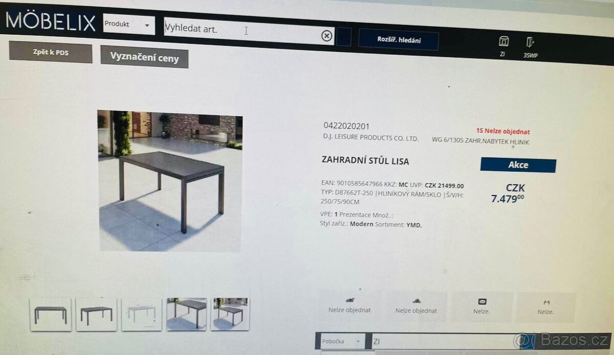 ZAHRADNÍ STŮL LISA - 3