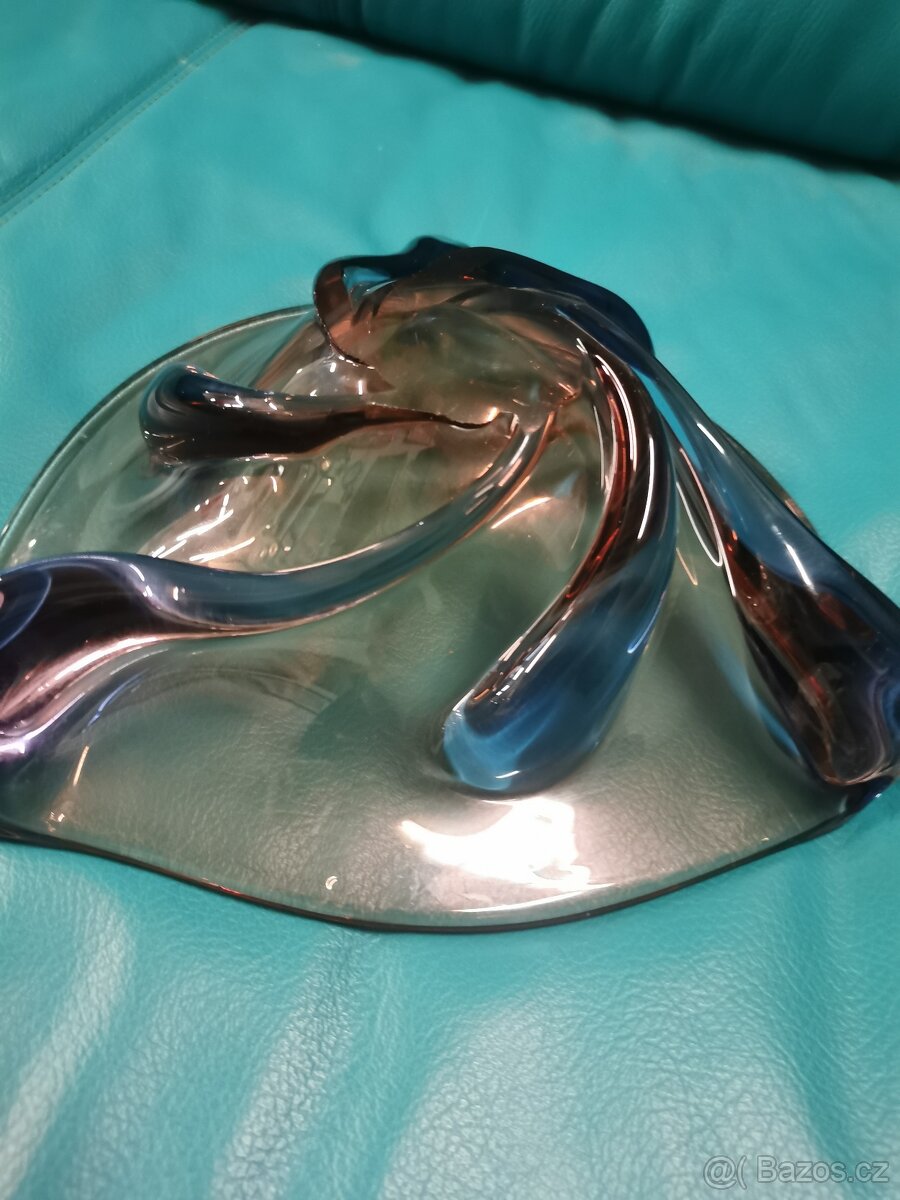 Mísa, hutní sklo. - 3