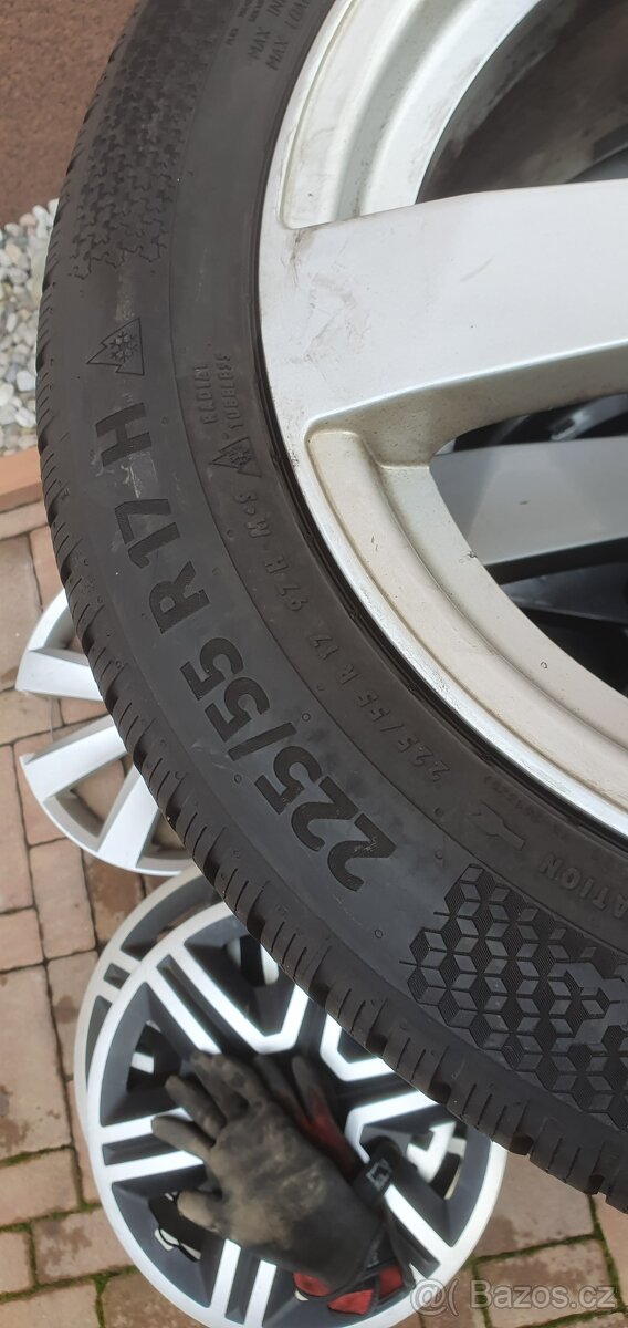 Mercedes, Audi 7,5Jx17H2 ET35 5x112 Zímní sada KBA 49291 - 3