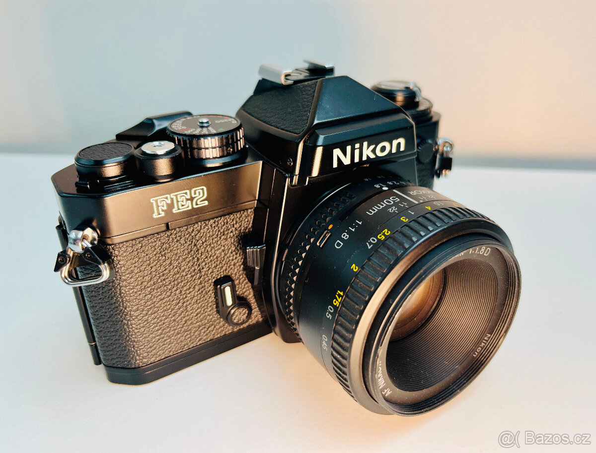 Nikon FE2 se základním objektivem AF Nikkor 50mm F1.8D - 3