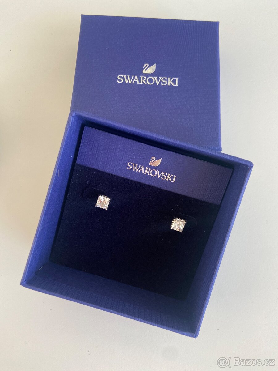 NOVÉ peckové náušnice Swarovski - 3