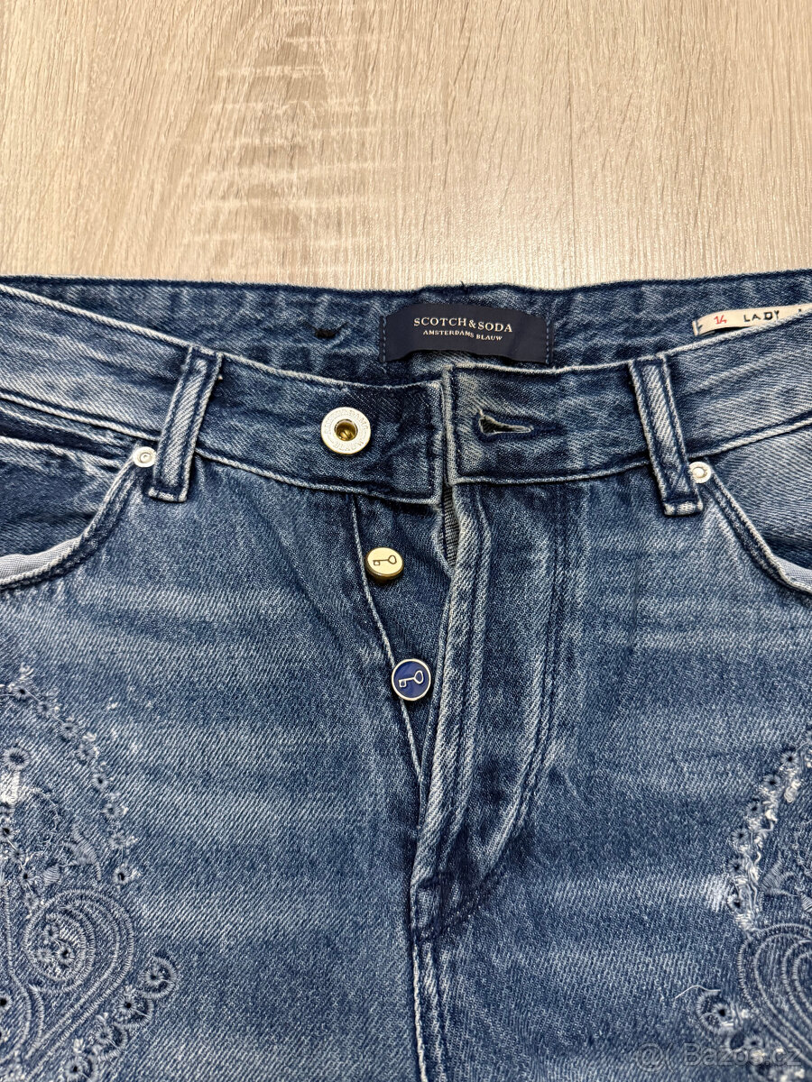 SCOTCH SODA LADY LUCK - STYLOVÉ DÁMSKÉ JEANS DŽÍNY 40/42 😍 - 3
