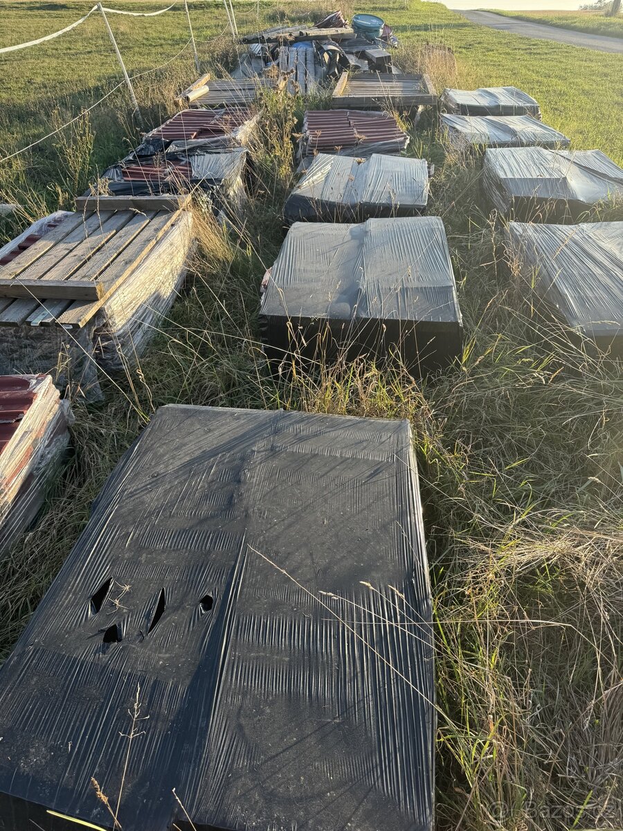 Betonové tašky nepoužité kus 10kč mohu i přivést po dohodě - 3