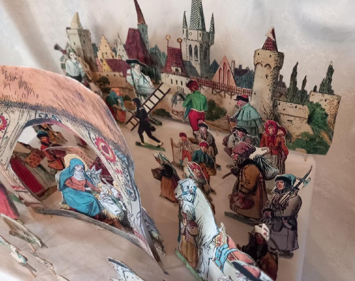 Papírový Betlém staročeský, 37 postav - 3