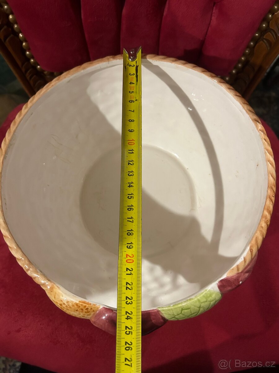 Keramická italská mísa ovoce - 3