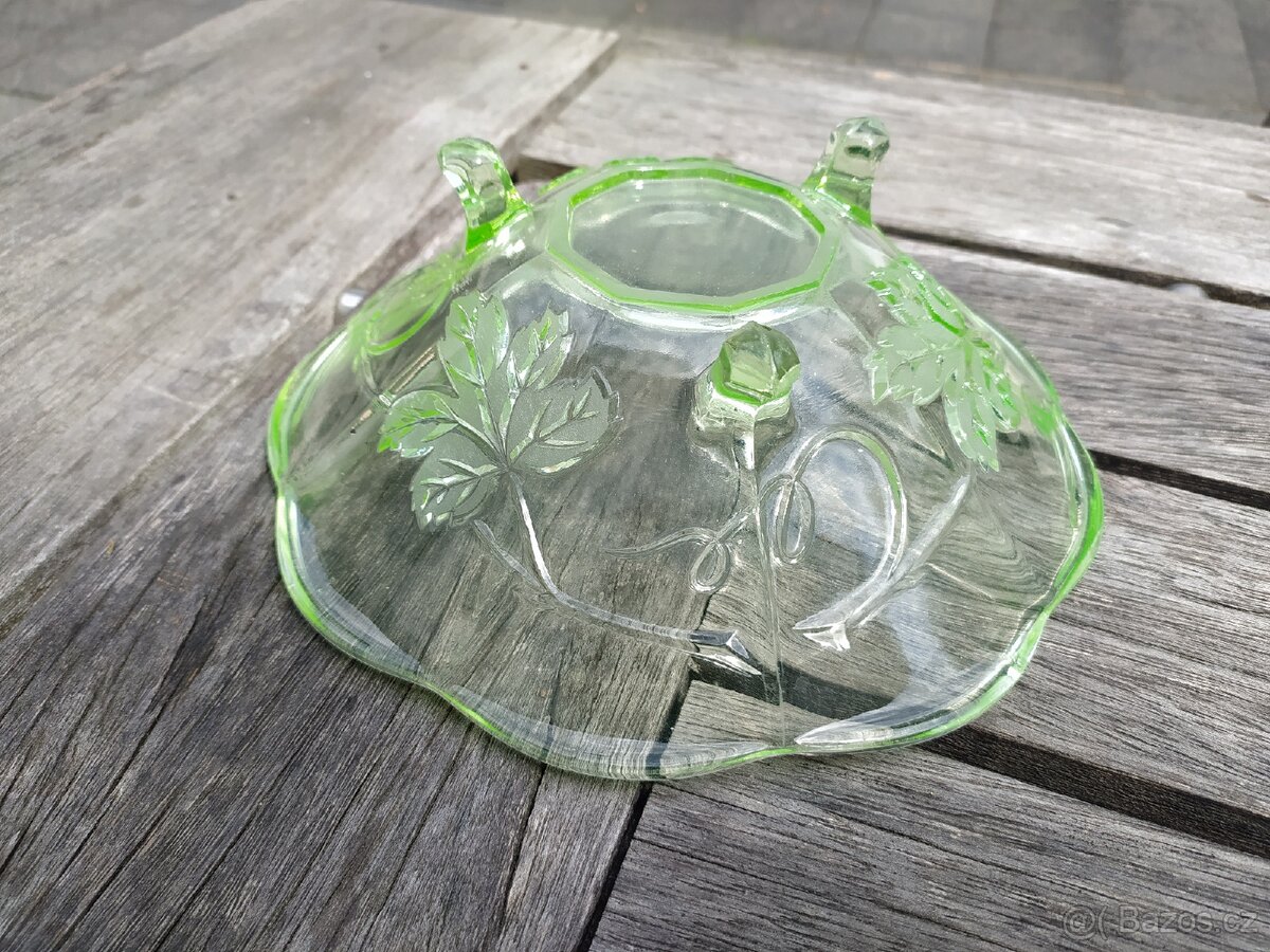 mísa uranové sklo - 3