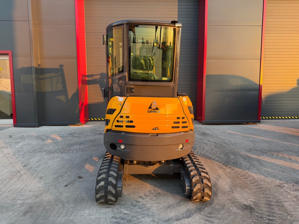 Minibagr Gorila G27SE PRO CAB - Sleva akce 59.000,- - 3