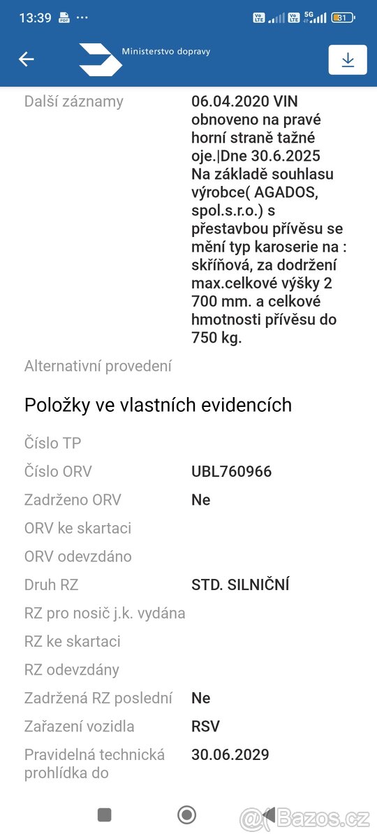 Přívěs na motorku - 3
