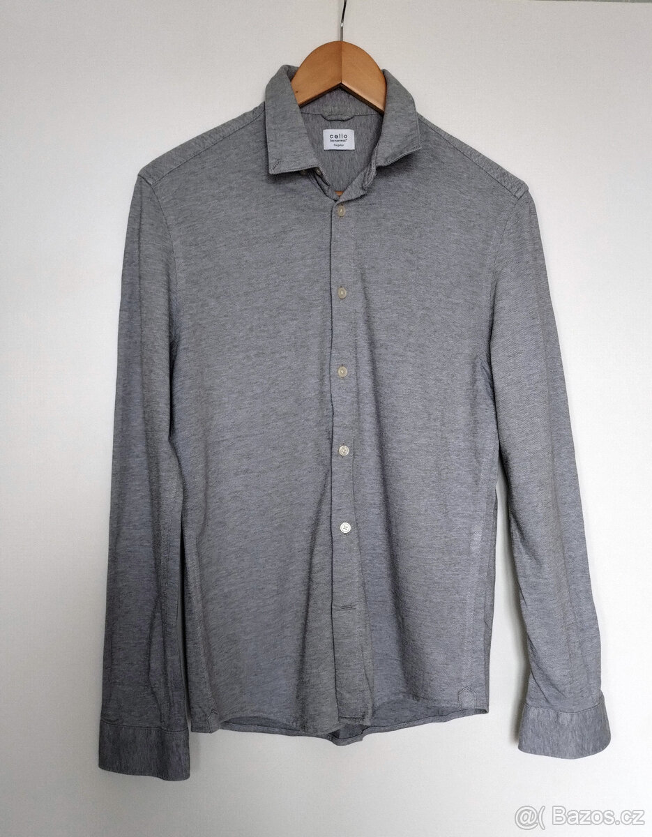 pánská / chlapecká košile Celio s dlouhým rukávem, vel. S - 3