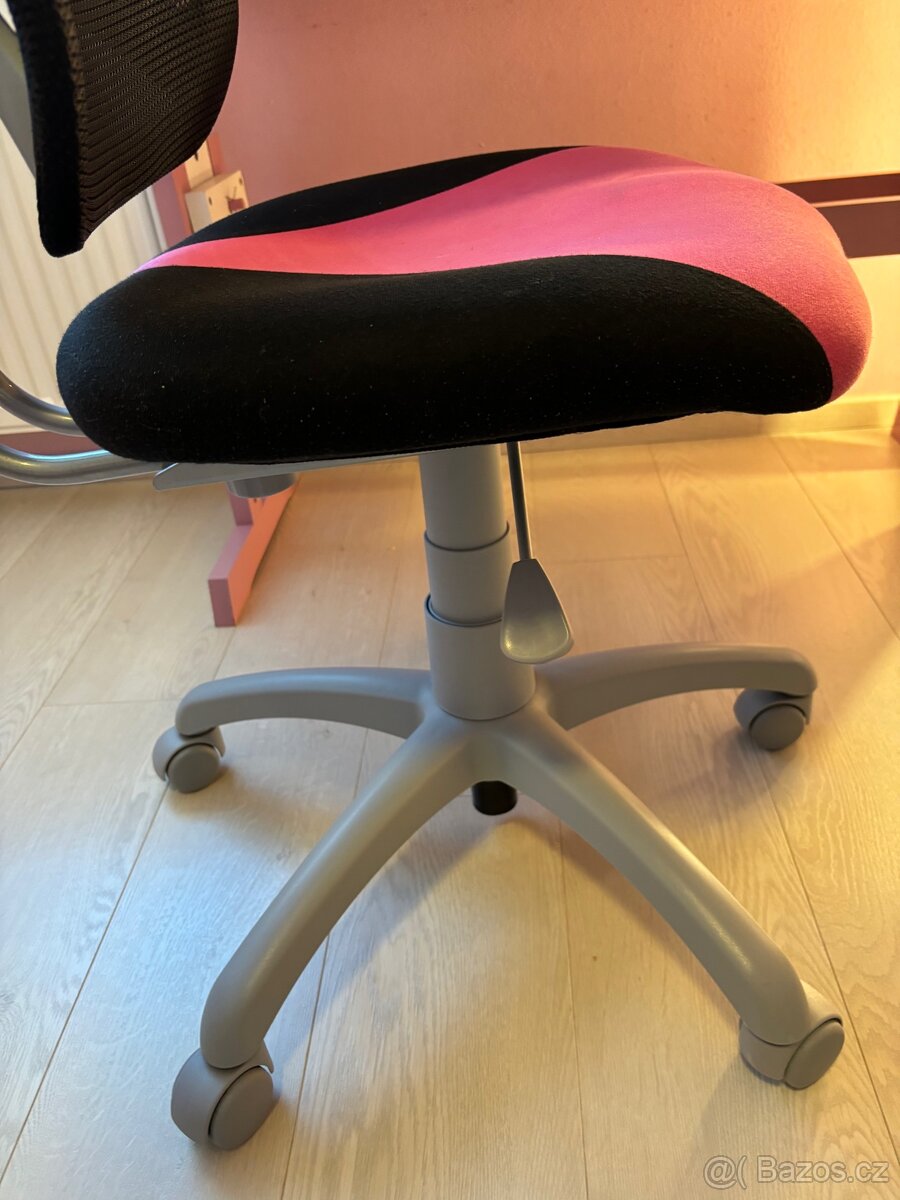 ALBA židle FUXO V-line Růžová/cerna - 3