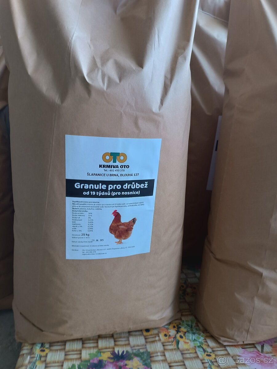 Granule pro slepice, kačeny, brojlery, husy - 3