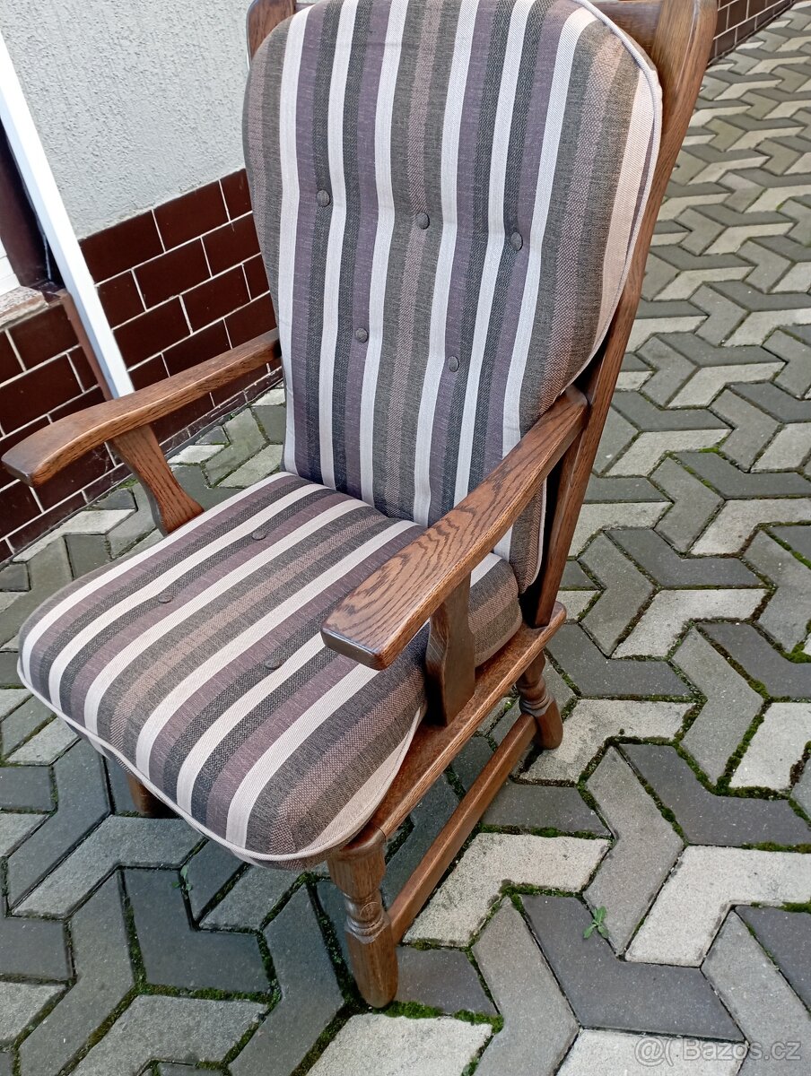 Prodám krásné křeslo masiv - 3