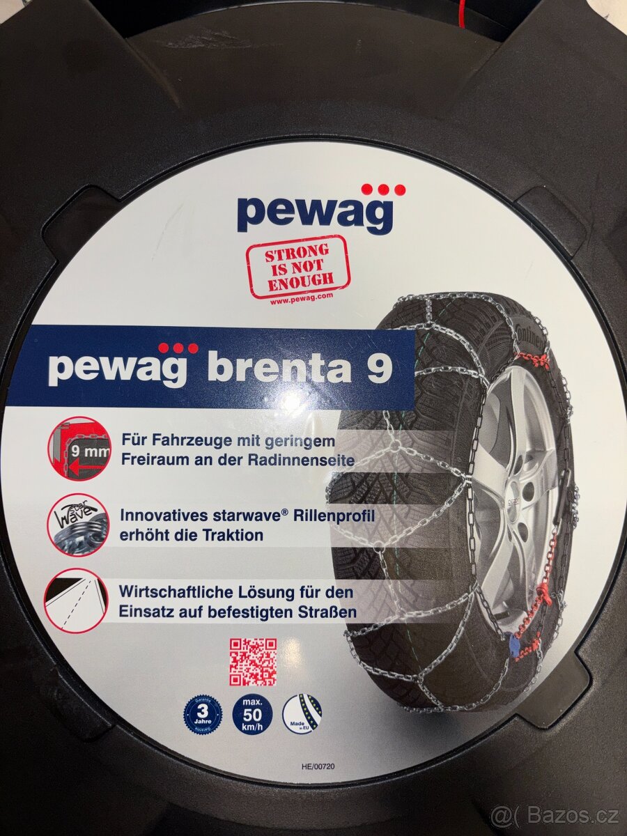 Sněhové řetězy Pewag Brenta 9 - NEPOUŽITÉ - 3