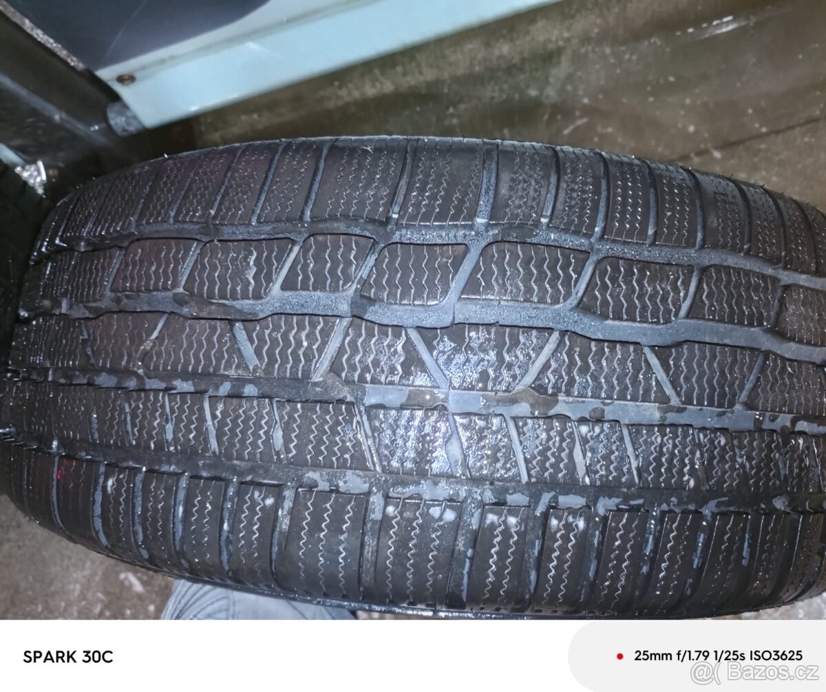 5x112r17 zánovní zimní pneu - 3