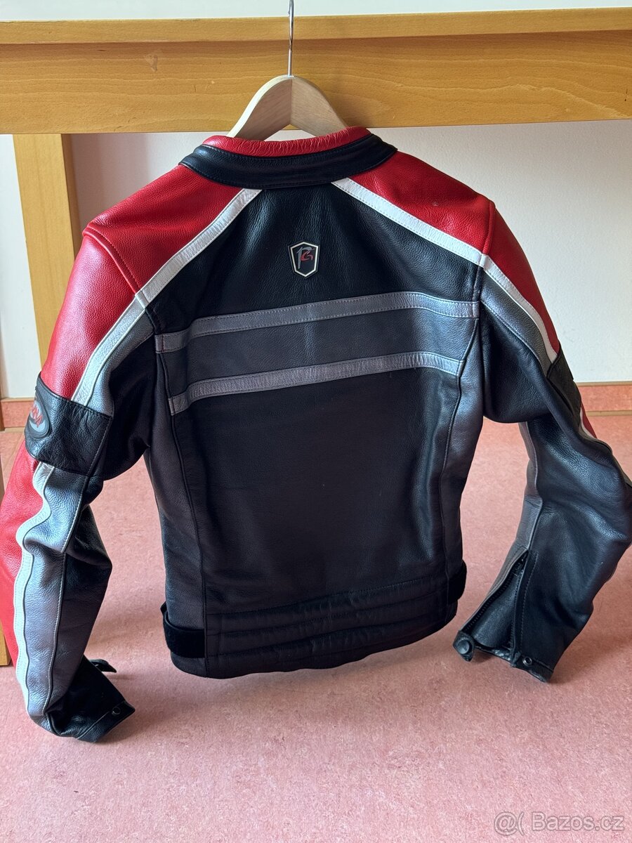 Kožená bunda na motorku vel. S/36 - 3