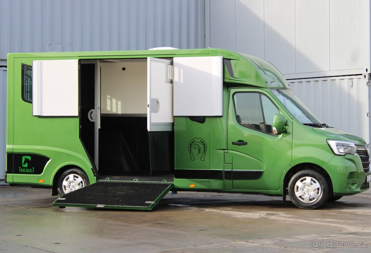 Renault Master 2.3,PŘEPRAVNÍK KONÍ THEAULT,KLIMA,ČR,1.MAJ - 3