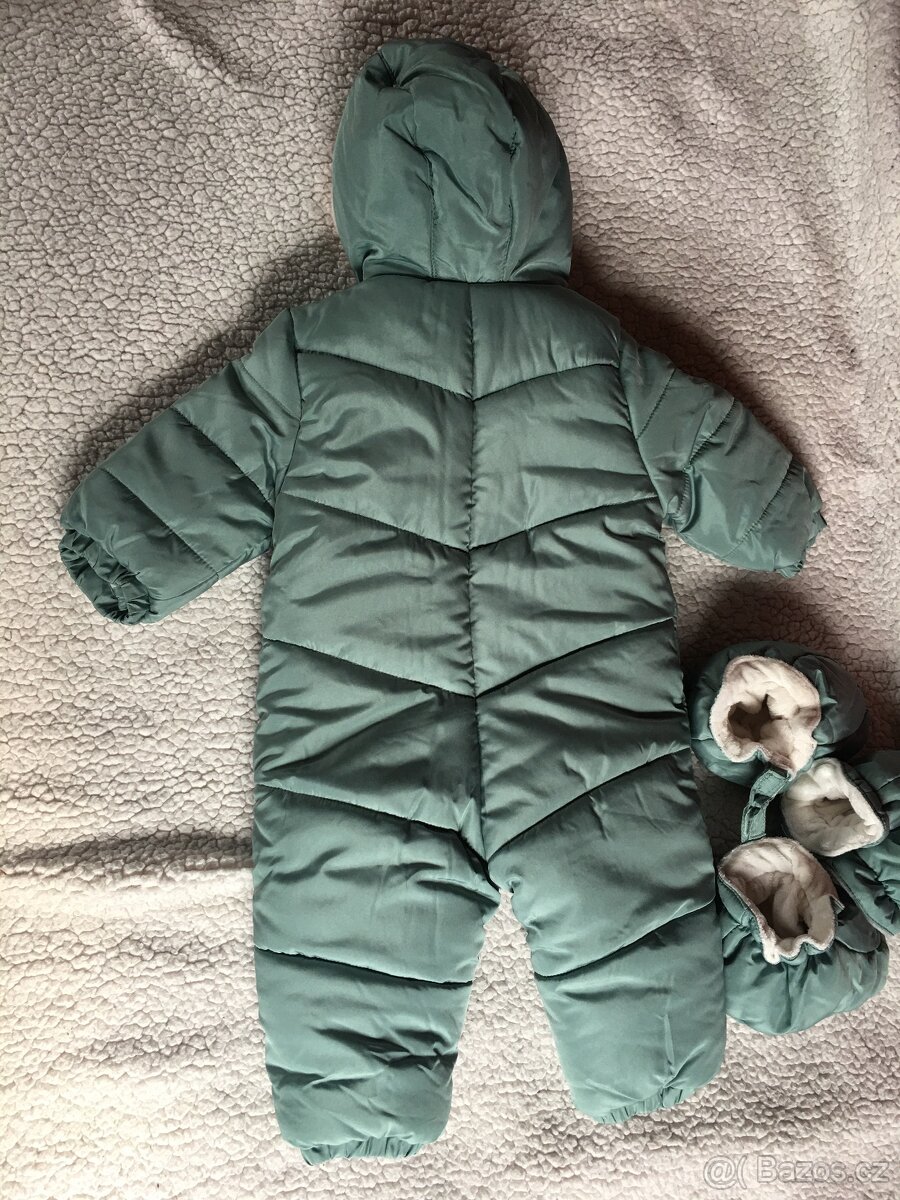 Detsky zimni overal znacky Mayoral olivova barva 65cm - 3