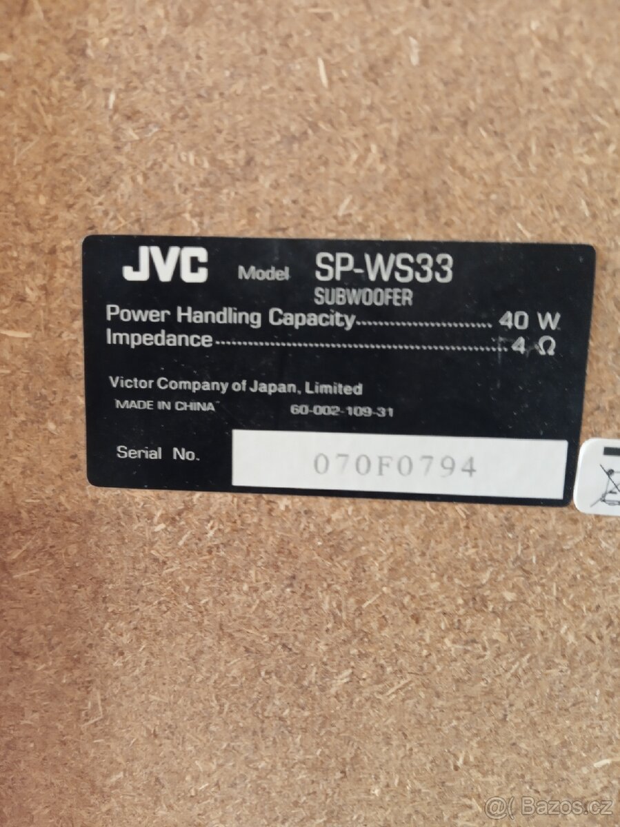 Reprosoustavy JVC - 3