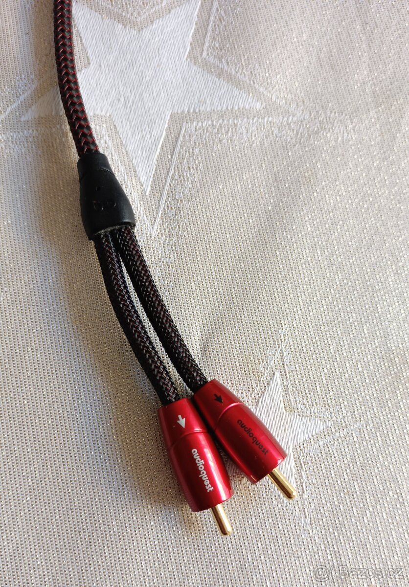 Audioquest Golden Gate high-end audio kabel 2×RCA-2×RCA 0,6m - 3