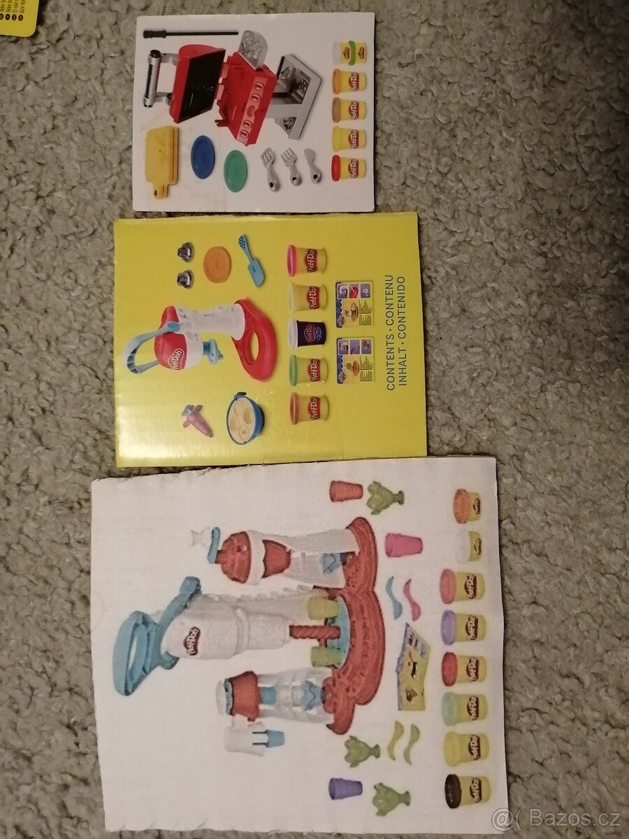 sada na plastelýnu play-doh , 3sady - 3