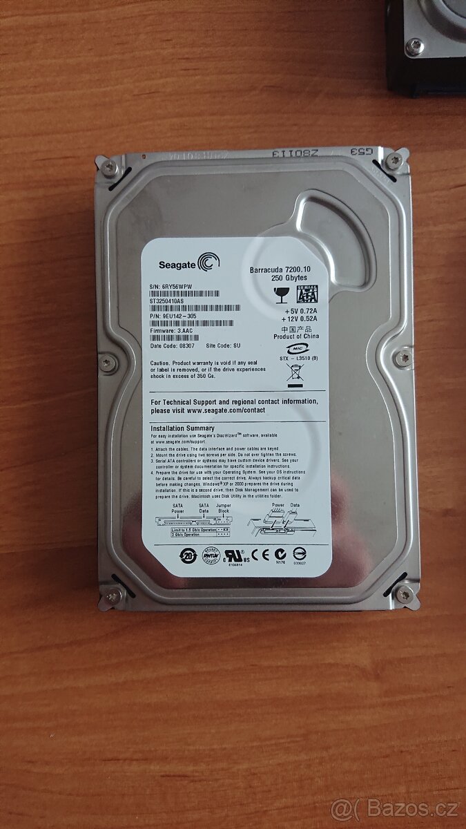Predám zachovalé HDD disky v 100% stave - 3
