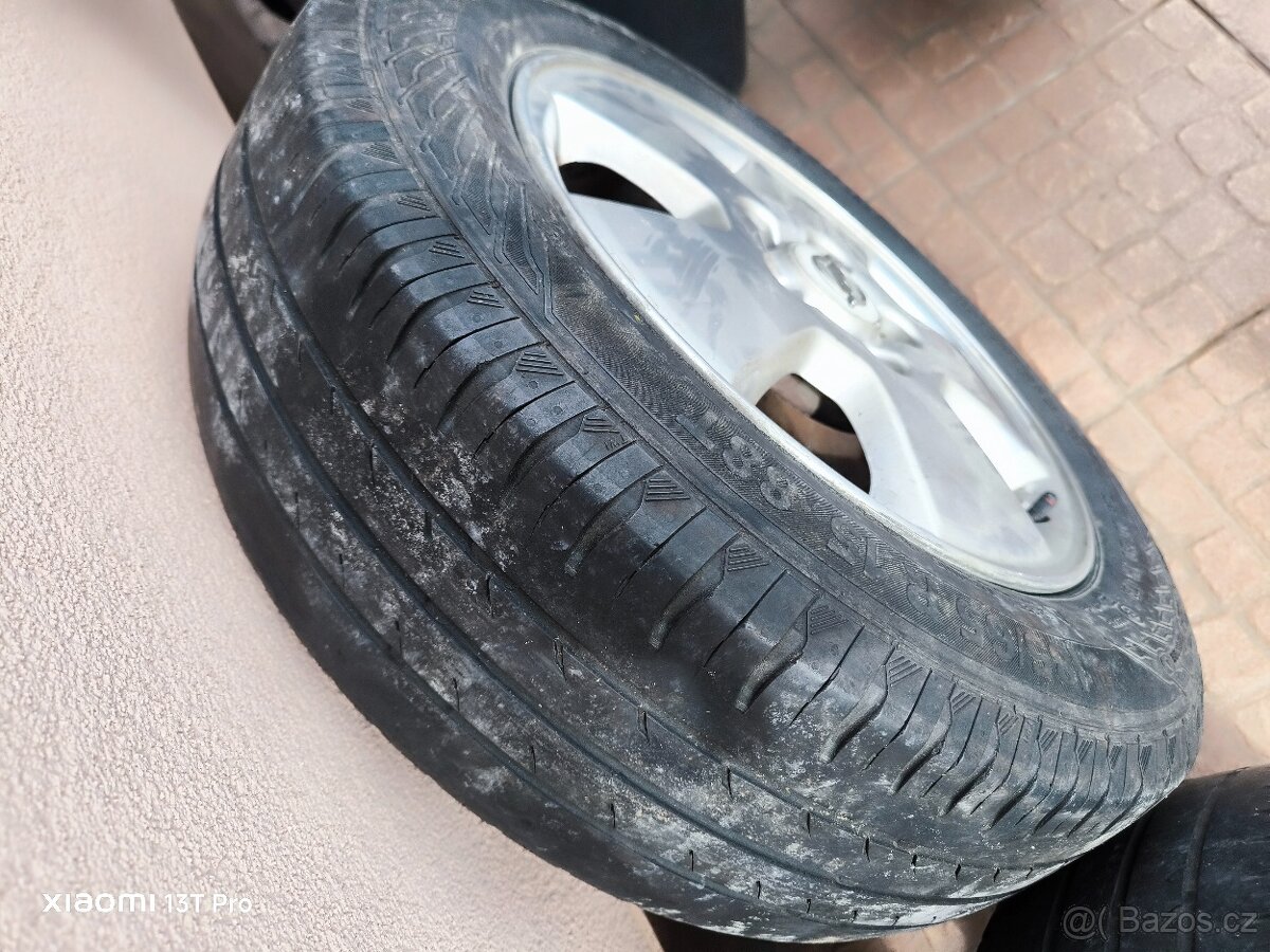 Alu kola 5x110+letní pneu 185/65 R15 (na max dojetí) - 3