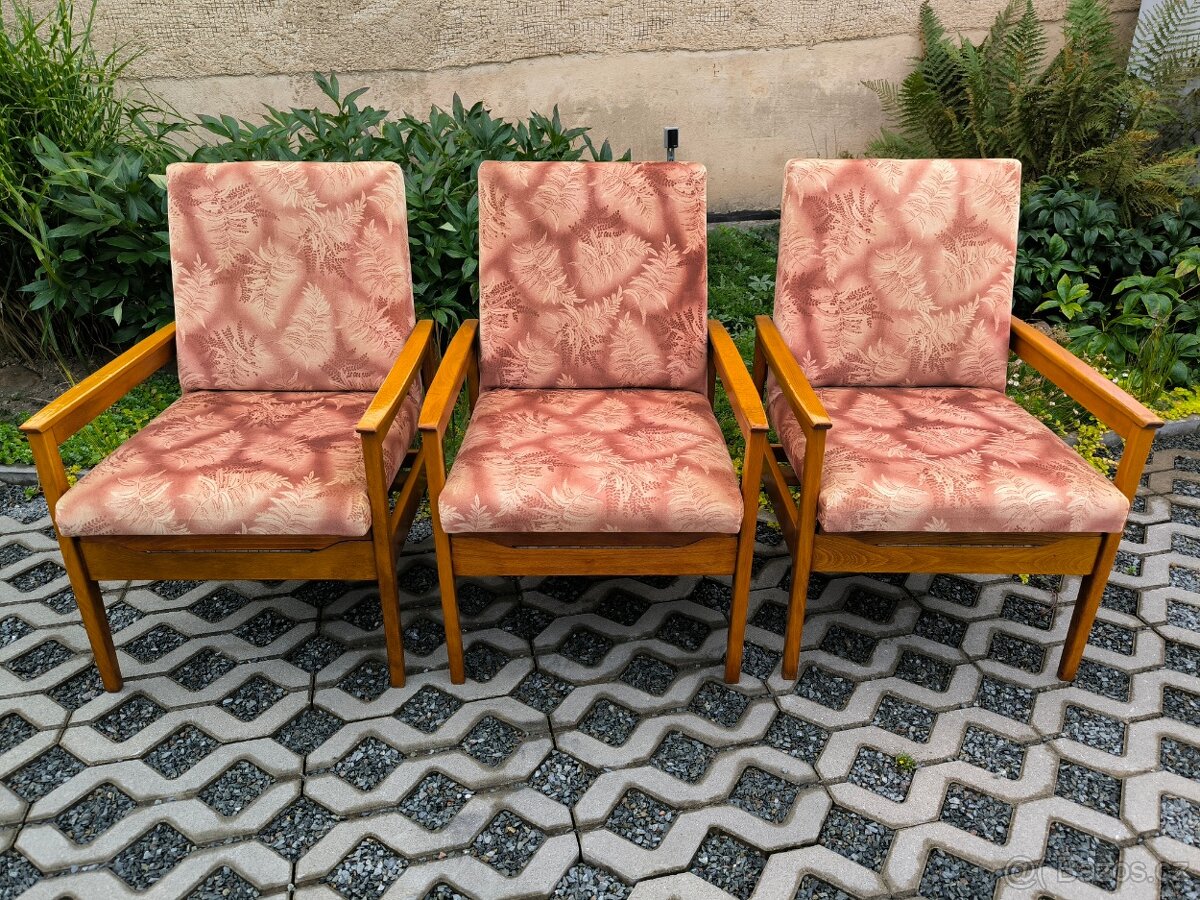 Retro křesla Belmondo - Nový Domov n.p. - 70. léta - 3