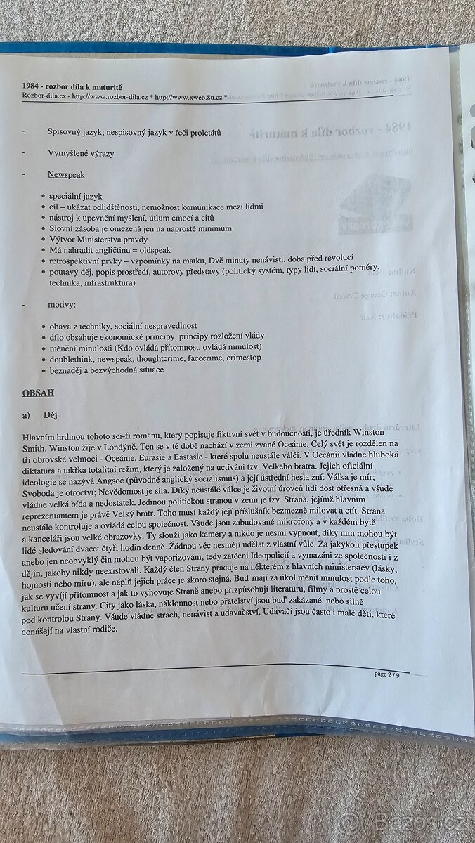 Vypracované maturitní knihy 31x - 3