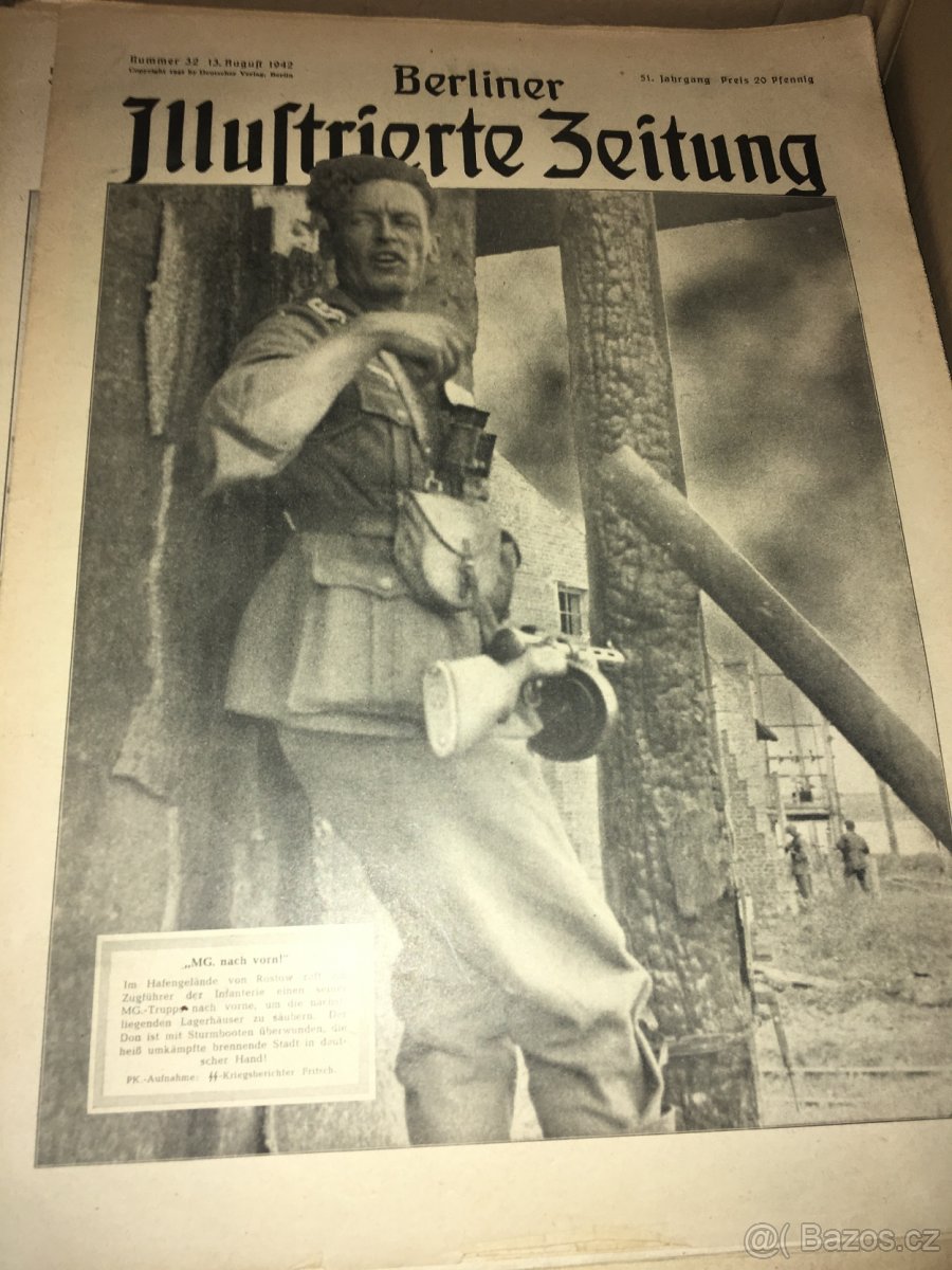 Unikátní sbírka Německých válečných novin z 2sv. 110 ks - 3