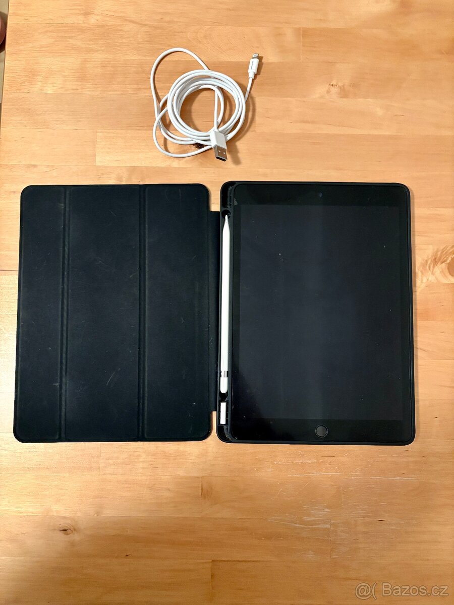 iPad 9. generace 64GB + Apple Pencil 2 + nový kabel + obal - 3