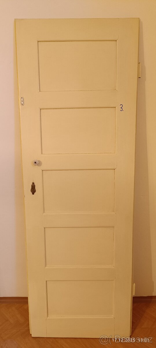 Historické dobové interiérové dveře - 3