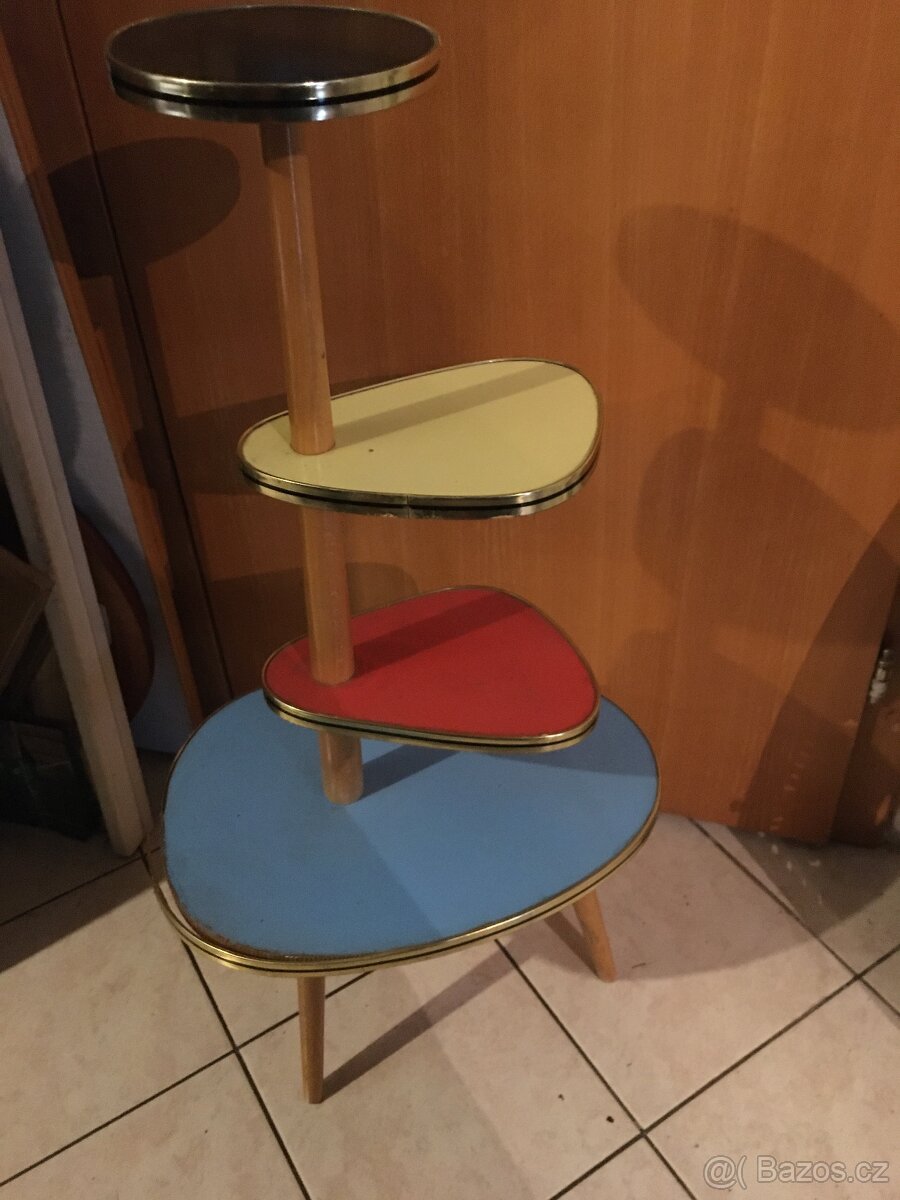 Retro stojan na kvetiny - 3