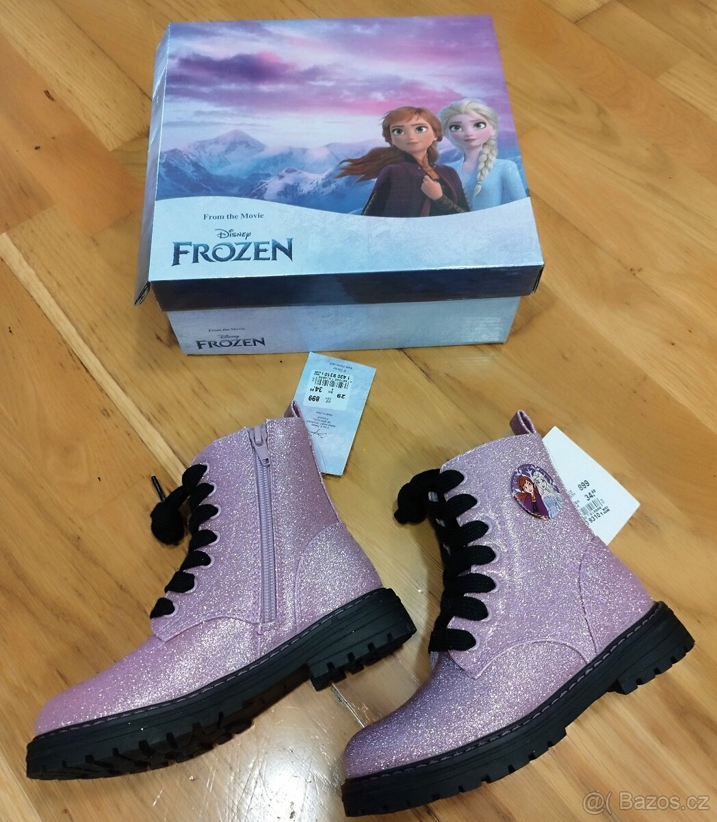 Dívčí boty Frozen vel 29 nenošené - 3