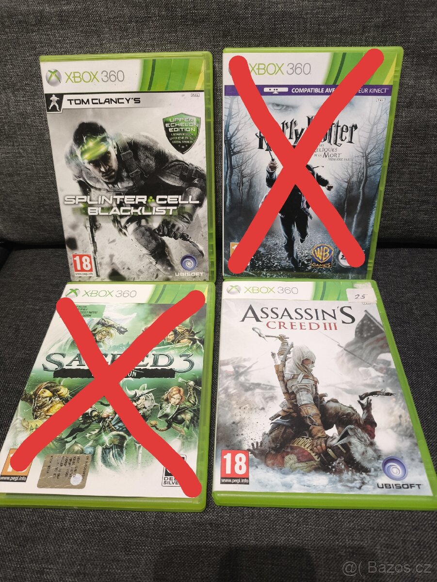 XBOX 360 HRY LEVNĚ - 3